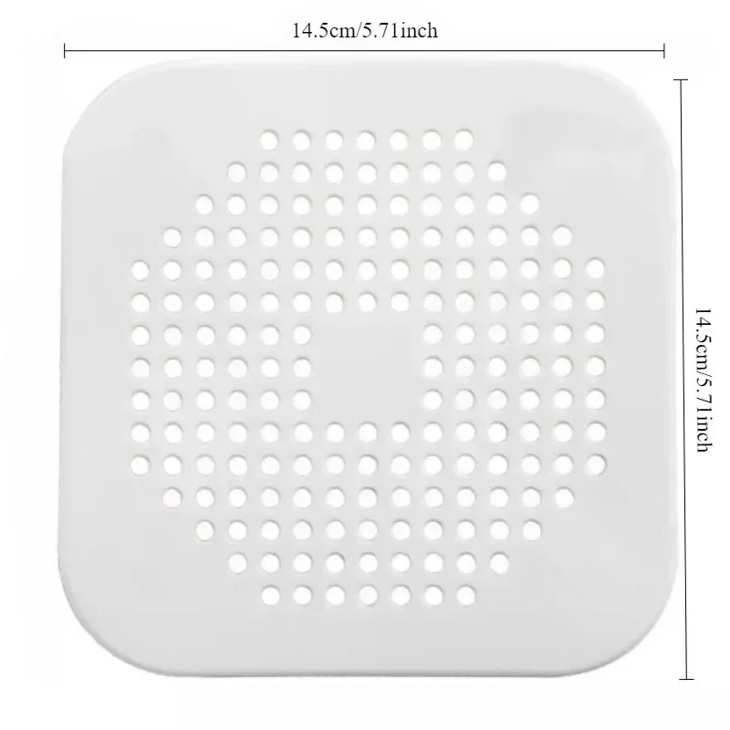Silicone Floor Drain Sticker Bathroom Hair Filter