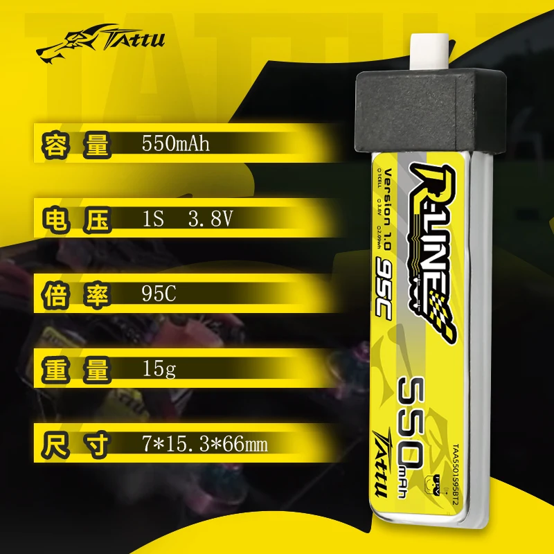 Vue rapprochée d'une pile rechargeable Ni-MH 1.2V pour voiture RC, avec indication de capacité.