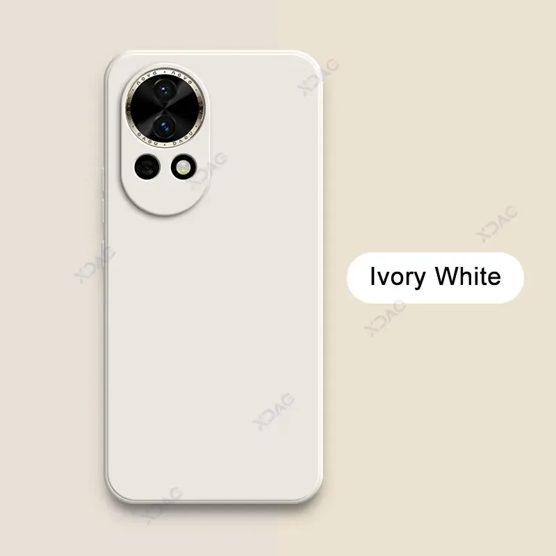 Premium Soft Silicone Protective Case for Smartphones - Full Camera Coverage, Square Design