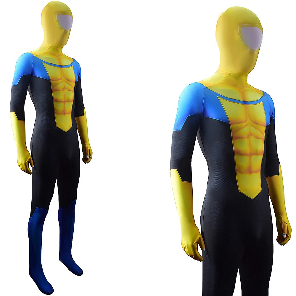 Image Comics-Inspired Invincible Spandex Bodysuit Cosplay Costume for Adults and Kids