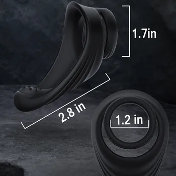 Penis Ring Delay Ejaculation Adult Goods For Men Sex Toys Male Masturbator Silicone Cock Ring G Spot Massager Enhanced Erectile 6