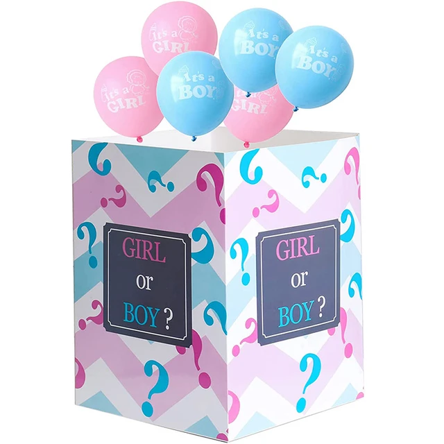 Gender Reveal Party Decoration Blue Baby  Gender Reveal Party Decorations  Boy Girl - Ballons & Accessories - Aliexpress