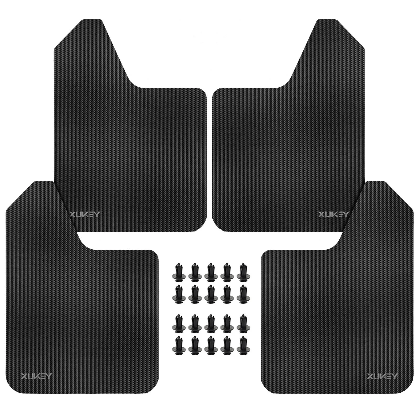 Kit 4 Protections Anti-boue Pour FORD B-MAX - En Caoutchouc - Neuf