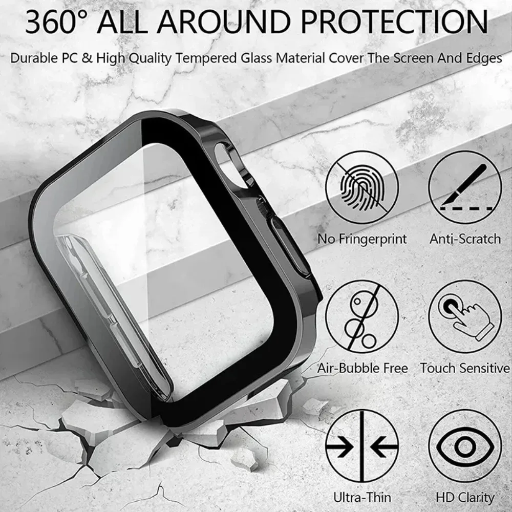 Premium Electroplated Waterproof Screen Protector and Case