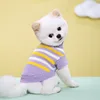 S-xxl Medium Knitted Dog Sweater for Small Dogs York Warm Cat Coat Winter Dogs Clothes Pet Costumes Dog Pullover Puppy Supplies 2