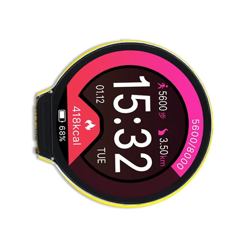 ESP32-C3  , 1.28 ġ  LCD ÷ ȭ,   , ġ г 