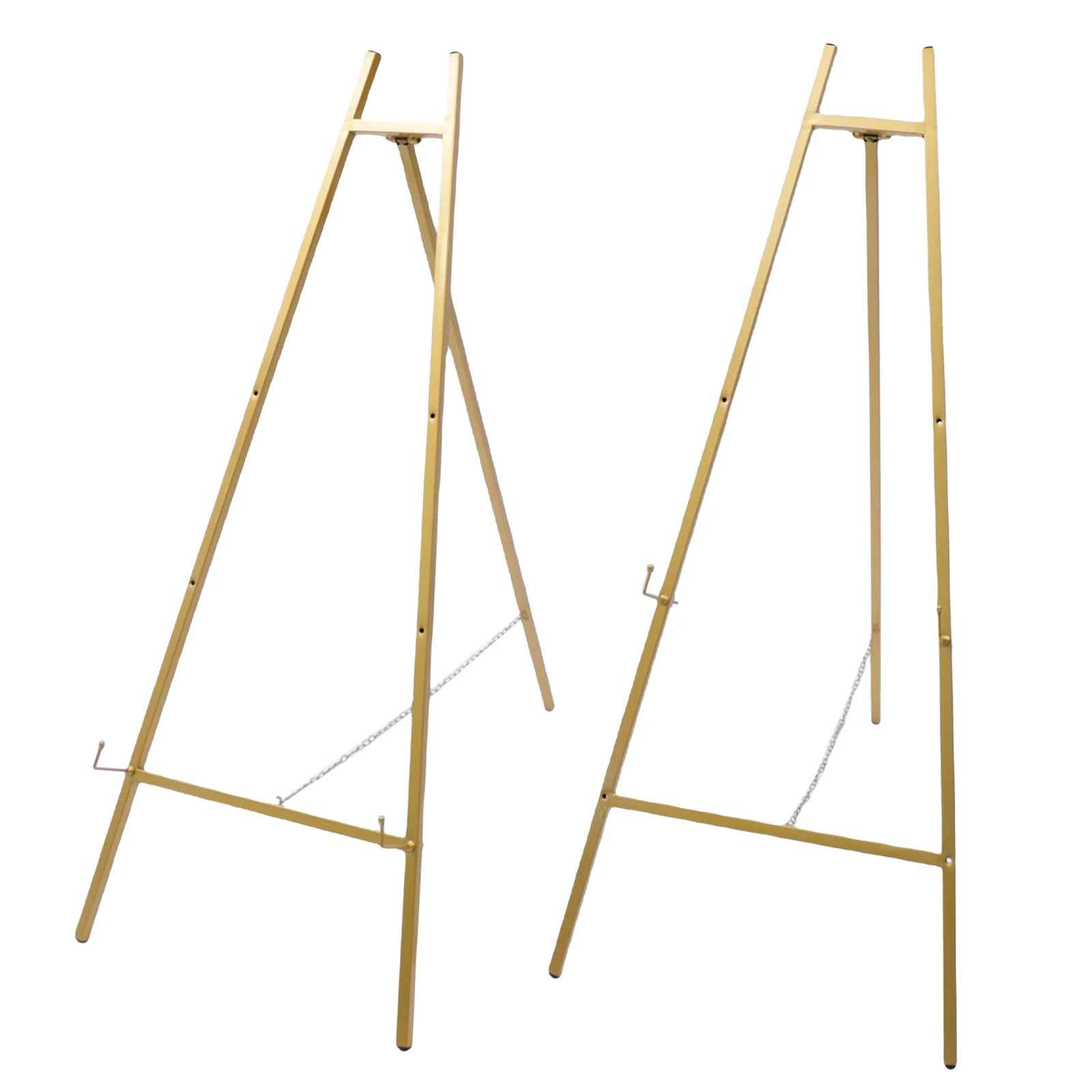 Steel Pipe Portable Floor Easel Stand for Decorative Display - Gold Wedding  Easel Stand for Weddings, Welcome Signs - AliExpress