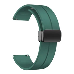 Bracelet en silicone pour montre de sport avec boucle magnétique