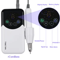 35000RPM Coreless Motor Nail Drill Machine Rechargeable Electric Nail File for Acrylic Gel Nail Manicure Pedicure Polish Sets 2