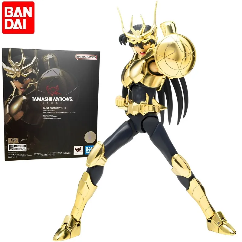Bandai Original Saint Cloth Myth Ex Gold Dragon Shiryu Myth Cloth Tnt Limited Tamashi Nations In Stock Anime Figures Toys Model