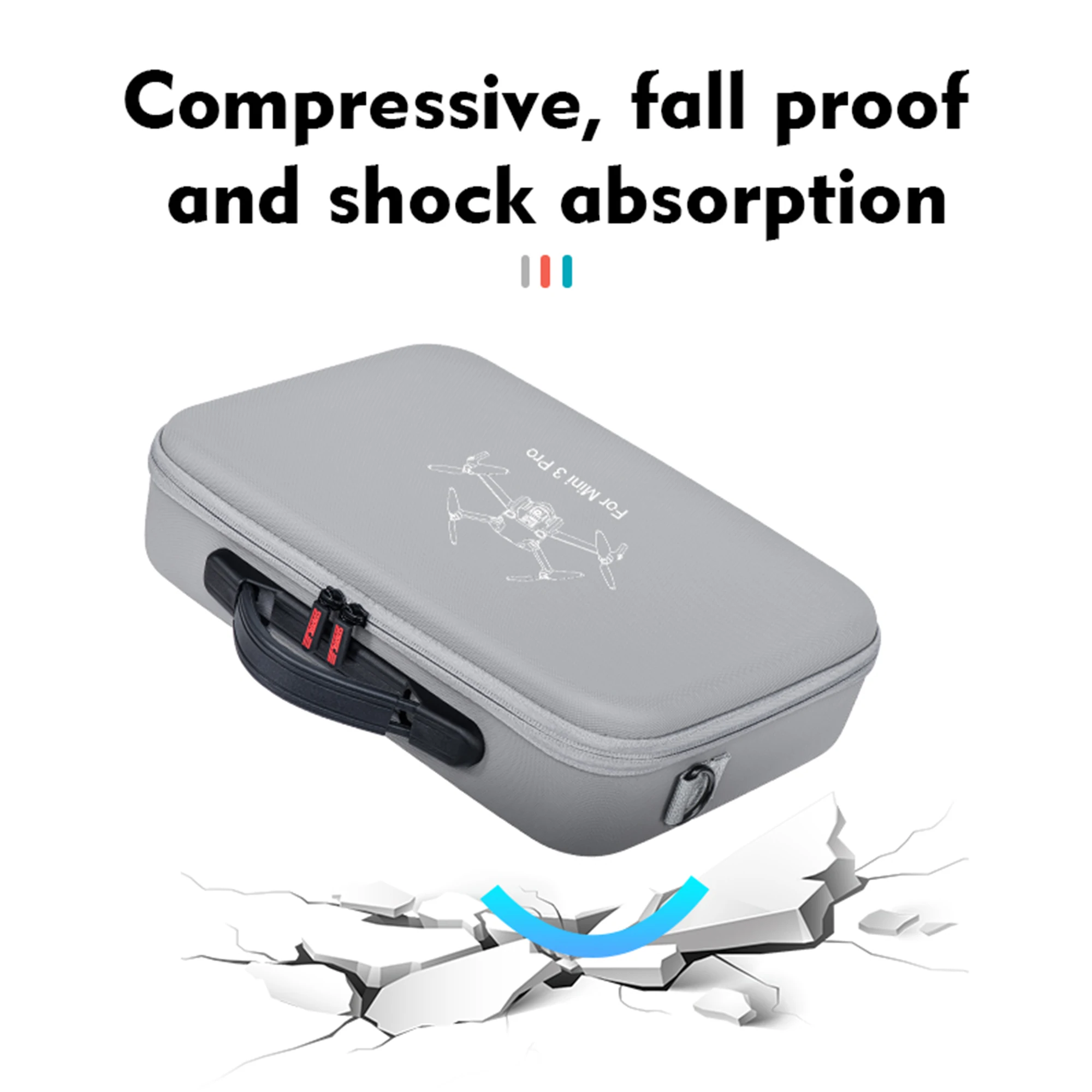 Drone DJI Mini 4 Pro Fly More Combo Plus Gris clair