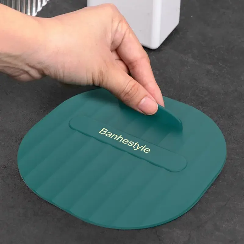Bath Shower Floor Strainer Silicone Floor Drain Core Kitchen Bathroom Water Drain Filter Cover Plug Trap Siphon Sink Deodorant