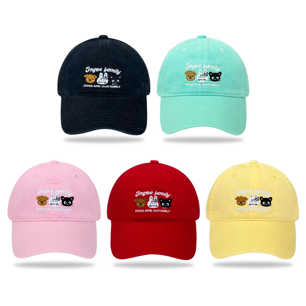 New Letter Embroidered Baseball Hat Adjustable Cap Sun Protection Sun Hat Spring Summer UV Protect Duck Tongue Cap Unisex