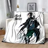 3D Anime Black Butler Cartoon Blanket,Soft Throw Blanket for Home Bedroom Bed Sofa Picnic Travel Office Rest Cover Blanket Kids 5
