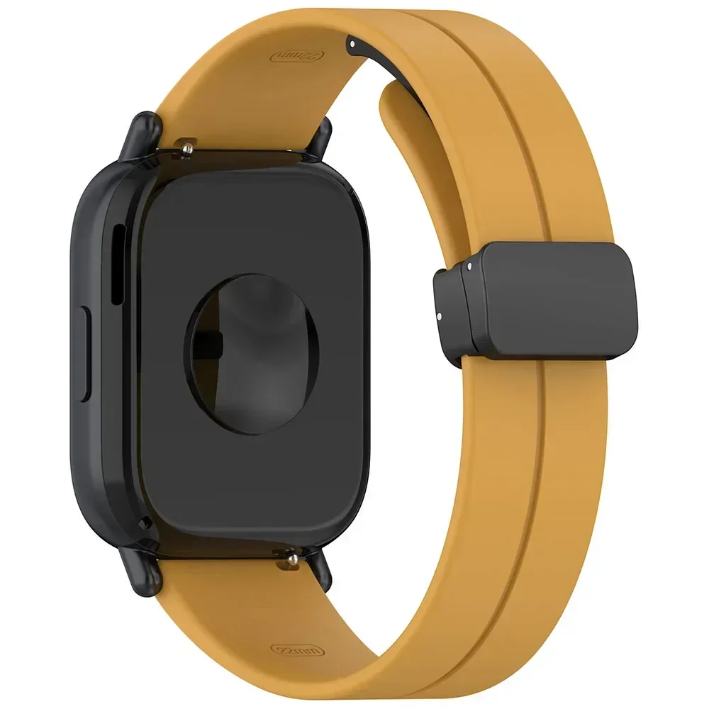 Soft Silicone Magnetic Buckle Watch Band - 20mm/22mm