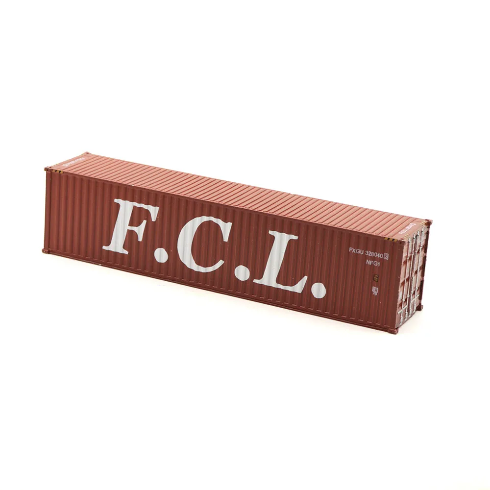 HO 1:87 Maßstab Versandcontainer Set - 4x 40 Fuß  Produktbild-Vorschau 8