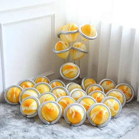 

10inch 10set Astronaut Theme Outer Space Balloon Earth Planet Explore Moon Star Kids Birthday Party Decoration Baby Shower Globe