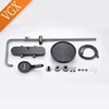 VGX Shower System Set Bathroom Shower Faucet Set 3-way Rainfall Shower Set Shower Mixer Crane with Hand Shower Set Grey White 6