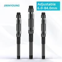 DRINYOUNG Adjustable Hand Reamer  Machine Reamer Size Range 6-84mm Straight Shank Tools Alloy Steel  High Speed Steel 1