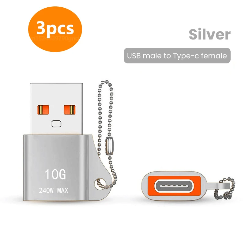 3pcs silvery