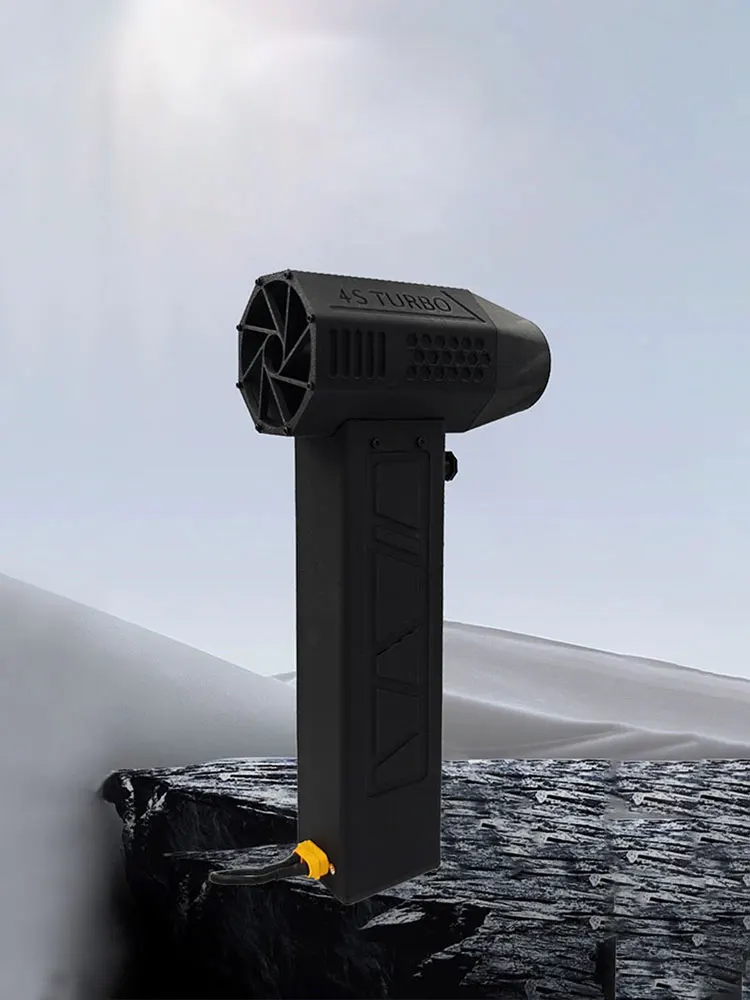휴대용 덕트 선풍기, 브러시리스 모터 추력 1300g, 터보 폭력 선풍기, 4000mAh 리튬 배터리, 강력한 송풍기, 세차기, 50mm