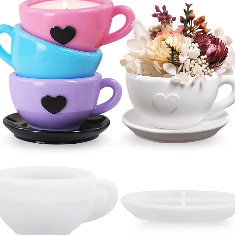 Love Coffee Cup Mold Set 1