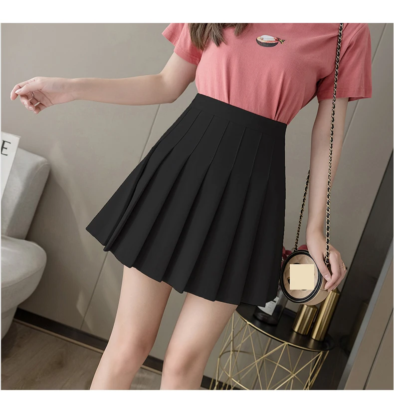 Pleated Skirt Japanese School Uniform Women Clothing Summer Short Skirts High Waist Female Mini Skirts Preppy Style Faldas Mujer skirts for women