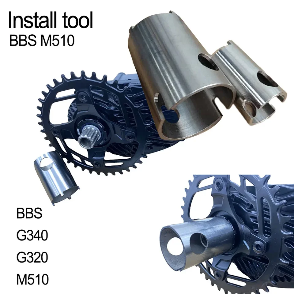 Outil De Démontage Moteur Central Bafang Pour Vélos électriques - Acier Inoxydable, Pour BBS01, BBS02, BBSHD