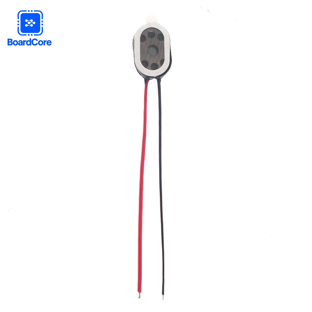 5PCS 스피커 1W 8ohm 소형 음성 혼 커넥터 1510 2415 라우드스피커 15x10mm 24×15mm 와이어가 있는 타원형 스피커 아두이노용