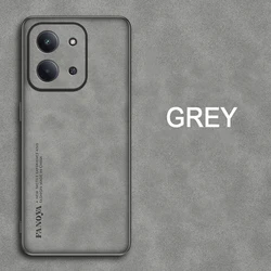 Skin Feel Soft Silicone Back Cover Phone Case Protector for POCO C85 4G (GRAY)