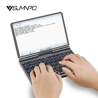 YSJMNPC 12th Gen Mini Laptop Intel N100 Quad Core 8 Inch Screen LPDDR5 12GB 4800MHz M.2 1TB Windows11Pro AX WiFi6 BT5.2 RJ45 LAN 1