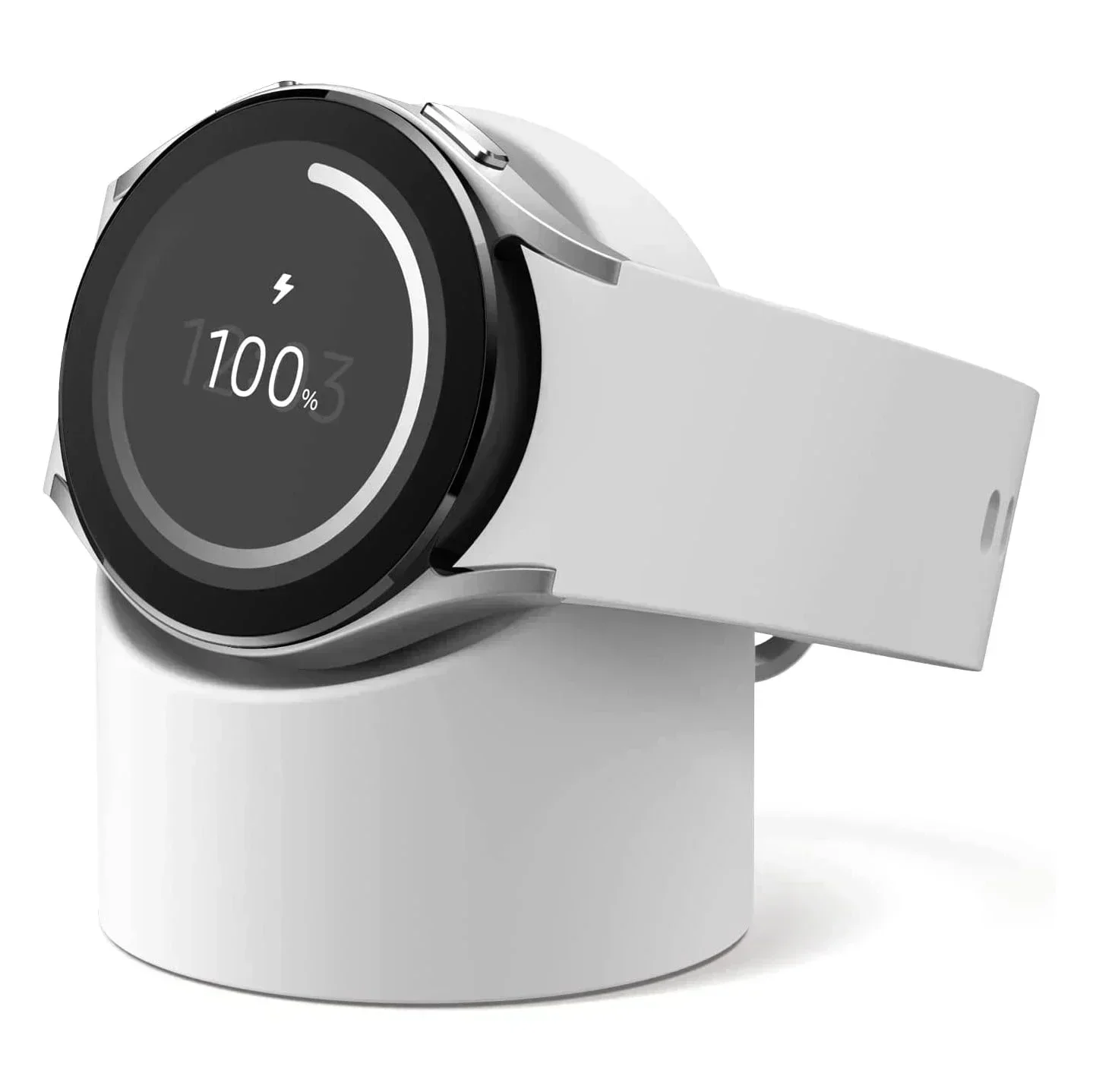 Compatible with Samsung Galaxy Watch 5 Charger Stand 40 44 46mm Galaxy Watch 3 4 5Pro 6 Charger silicone Stand 45 Charging base watch charger