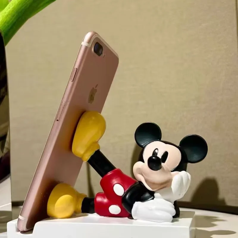 

Kawaii Disney Микки фотодержатель из смолы Настольный фиксированный держатель товары для дома кухонные аксессуары украшения подарки для детей