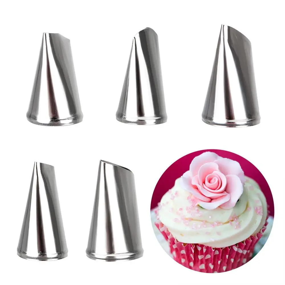 

Tool DIY Rose Decoration Metal Cupcake Icing Piping Nozzles Cake Cream Decorating Tips Stainless Steel Baking Tools
