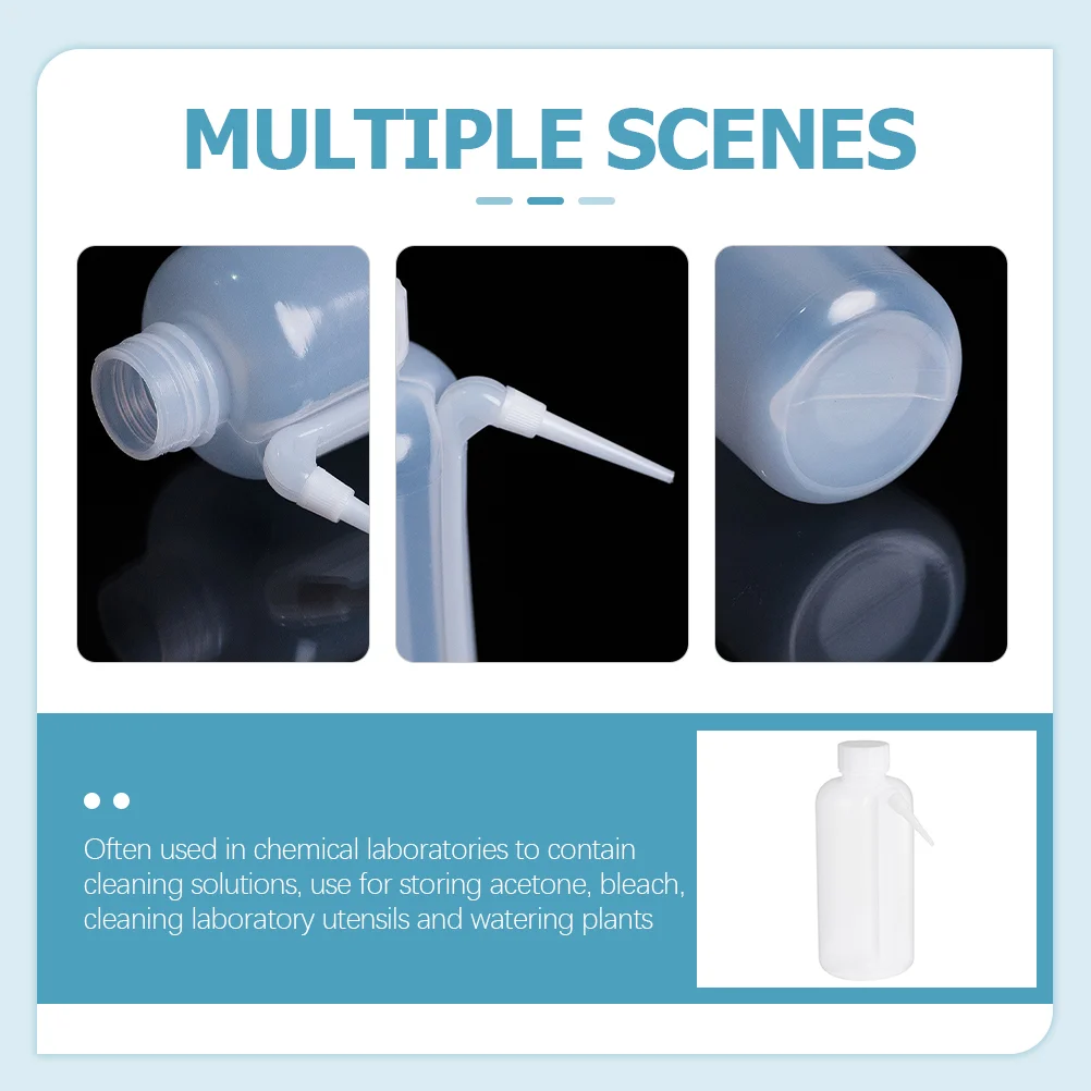Side Wash Leak Proof Water Bottle Plastic Squeeze Laboratory Leak Proof Water Bottles Chemicals Spray 2 Pcs,plastic bottle