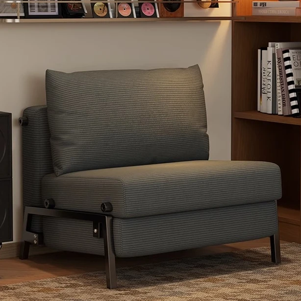 New Model Foldable Dual Purpose Single-Person Space Saving Small Apartment Extendable Bed Balcony Extendable Sofa