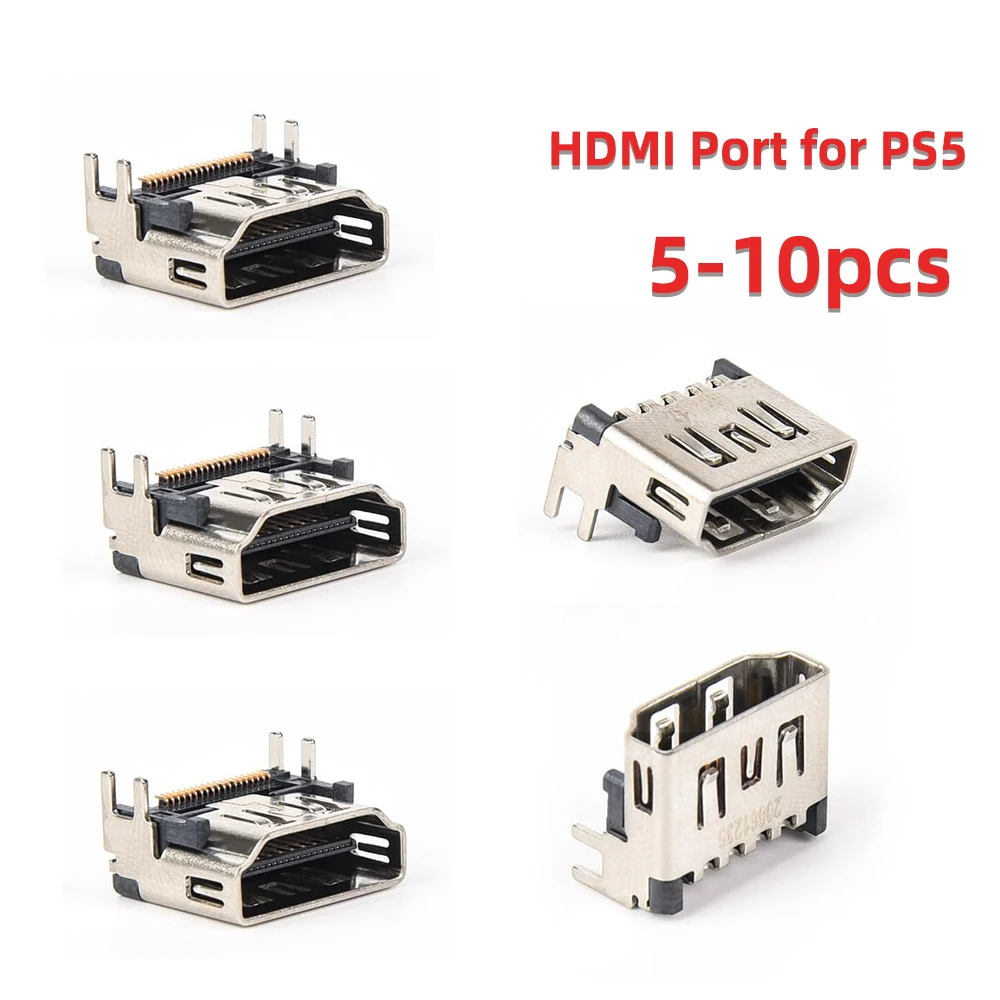 HDMI Port Replacement Socket Interface Connector - Set of 5/10 Pieces