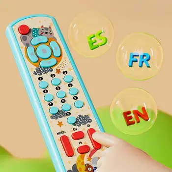 Baby Toy Music Mobile Phone Simulation TV Remote Control Early Educational Toys Electric Learning Machine Gifts For Newborn 4