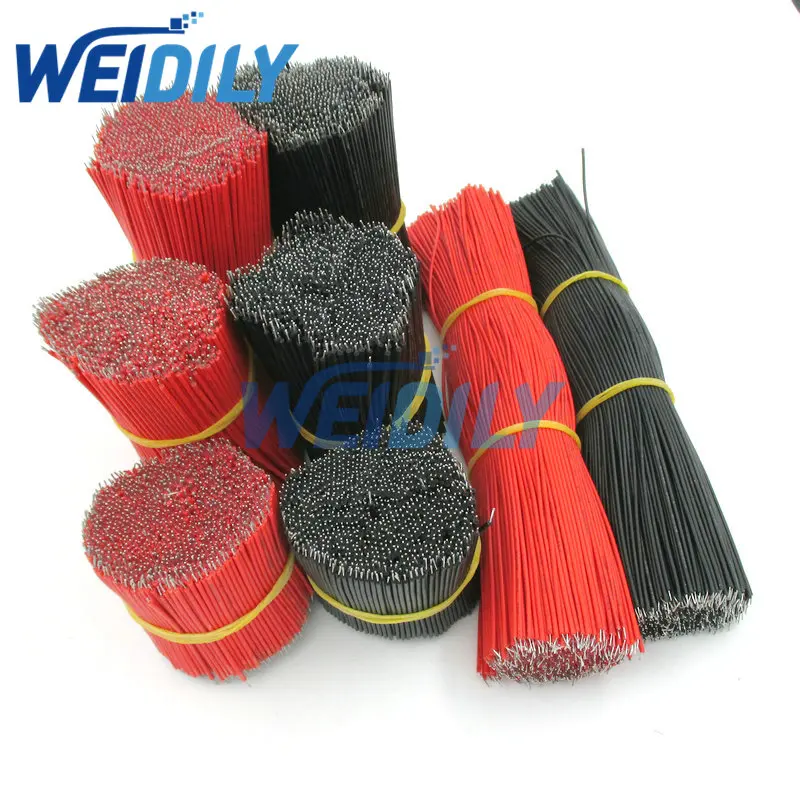 Dupont Wire Jumper Cable Kit 20PCS 1007-18AWG Tin-Plated PCB Solder Cable 5cm 6cm 8cm 10cm 15cm 20cm Fly Jumper Wire Tin Conductor Wires Connector Wire