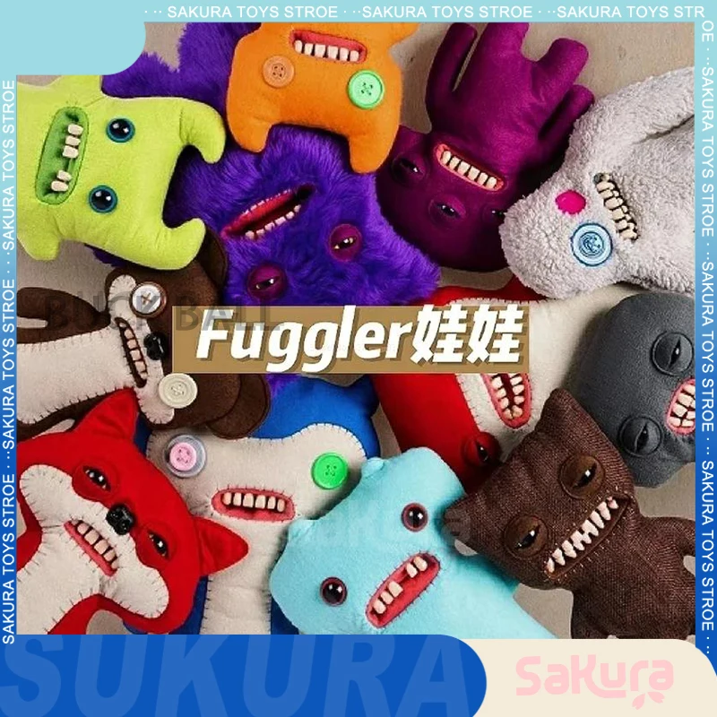 

Плюшевая кукла Fuggler в виде монстра с зубцами, уродливая/милая кукла в виде большого монстра, Смешная декоративная игрушка на Хэллоуин, кавайная кукла-животное Gk