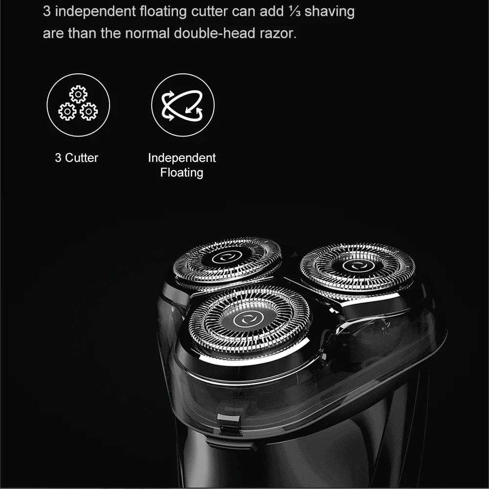 Shaver Replacement Blade ENCHEN Blackstone Electric Shaver Head Replacement Razor Cutter Heads 3D Float Tripe Blade For Enchen Blackstone 3