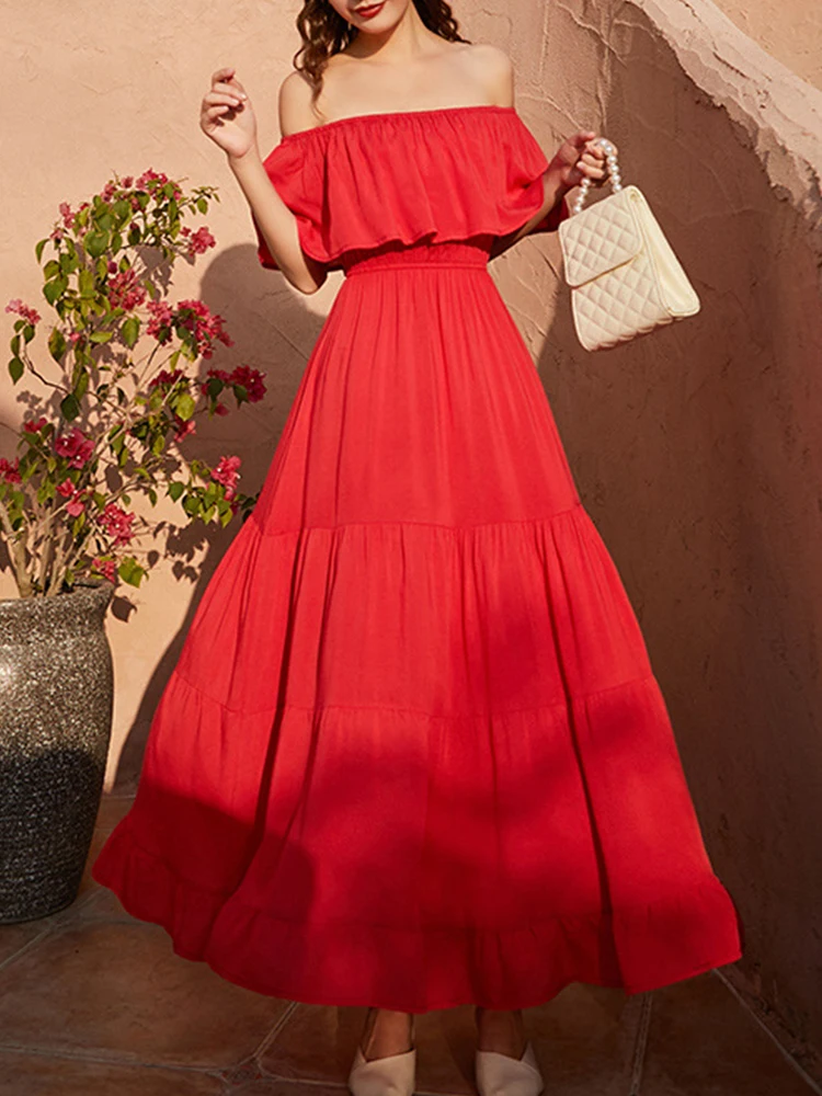 Araceli® | Elegant Pleated Maxi Dress main image 0