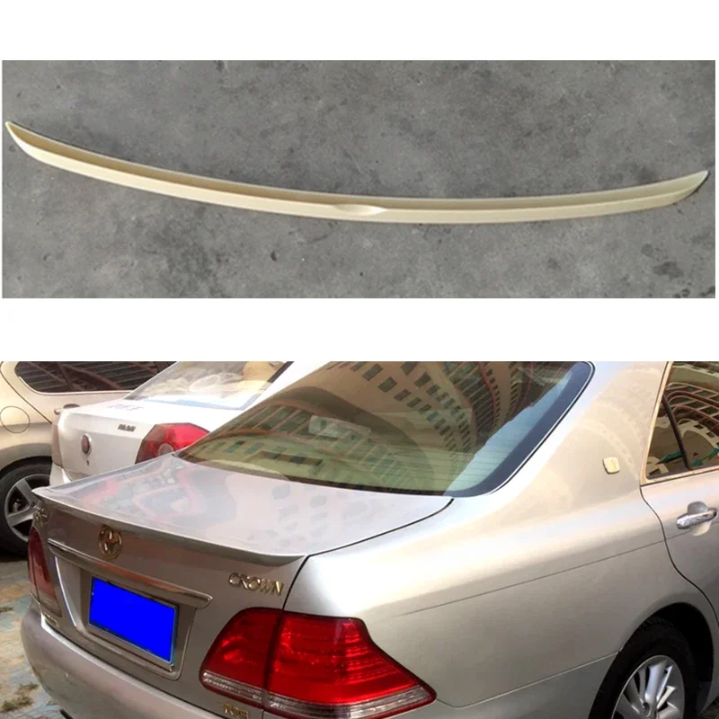 

Для Toyota Crown 2005 2006 2007 2008 2009 года, спойлер, заводской стиль, корпус заднего крыла, аксессуары, АБС-пластик