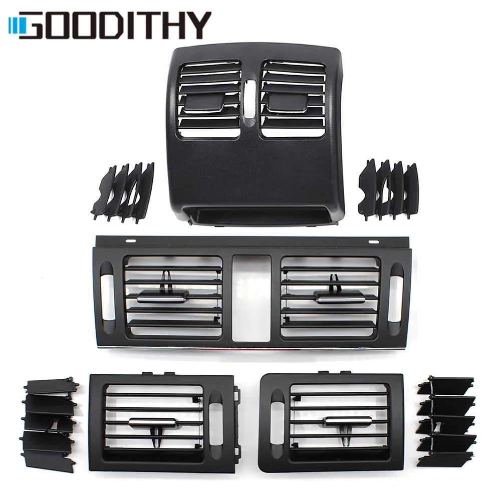 Dashboard Left Right Air Conditioner Cover Rear AC Vent Grille Outlet Panel For BENZ C Class W204 C200 C230 C260 C300 2007-2011