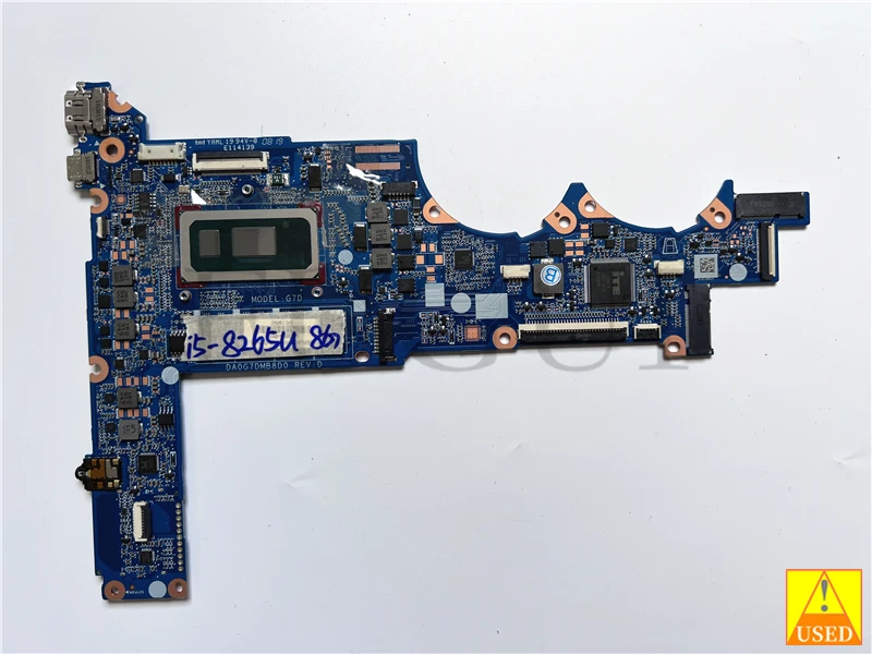 

USED Laptop motherboard for HP 13-AN L37350-601 I5-8265U 8G GM DA0G7DMB8D0 Fully tested 100% work