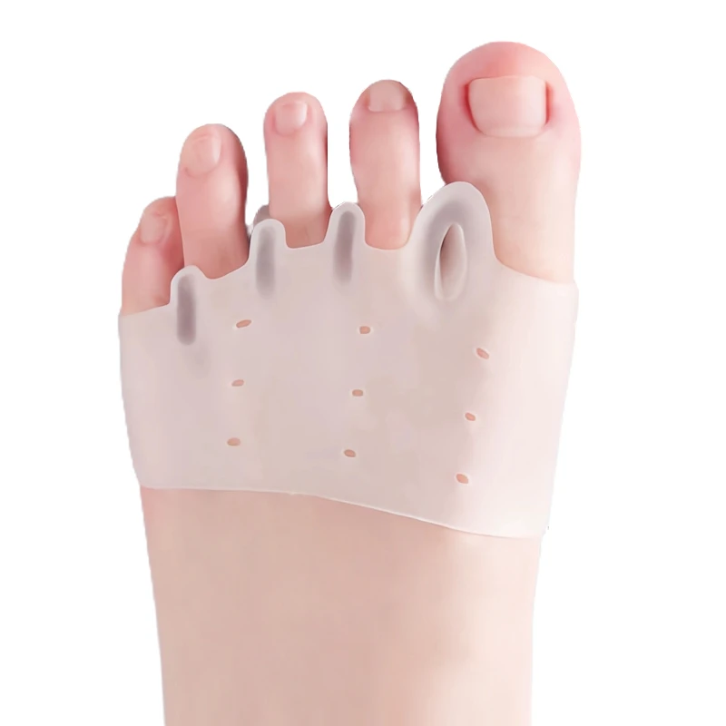 

20pieces=10pairs Hallux Valgus Orthosis Toe Straightener Forefoot Pad Foot Care Splitter Silicone Bunion Corrector Pain Relief