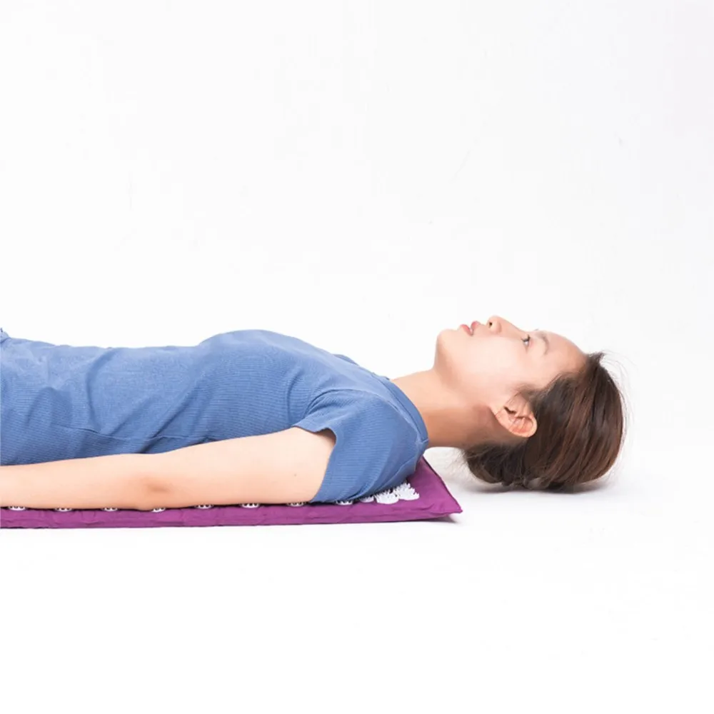 67*42cm Yoga Mat Massager Massage Cushion Acupressure Mat Relieve Stress Pain Acupuncture Spike Yoga Pin Pad Yoga