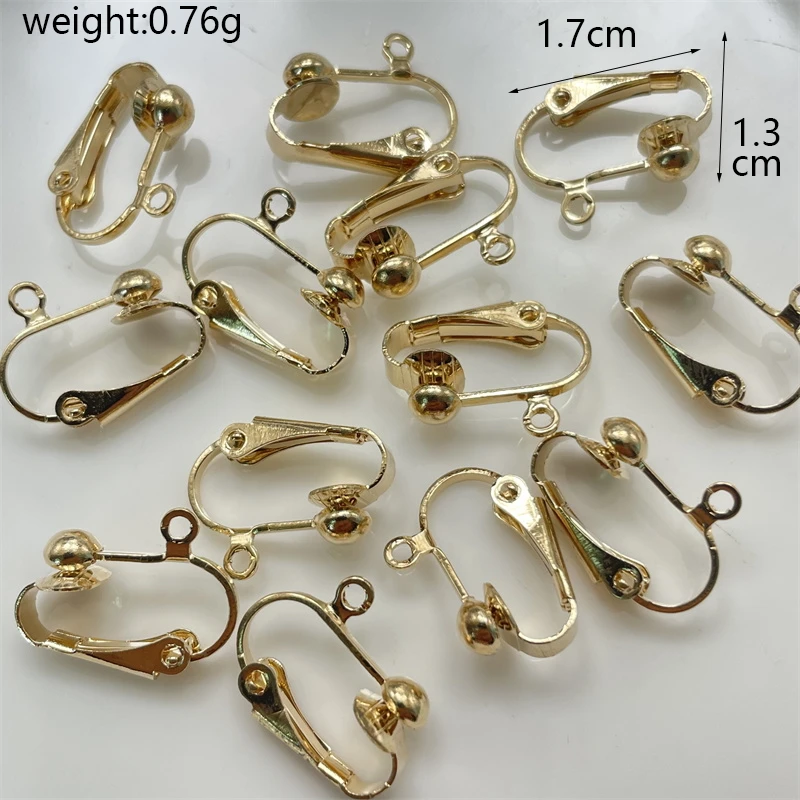 Different Styles Of Metal Copper Screw Ear Clips Charming Men