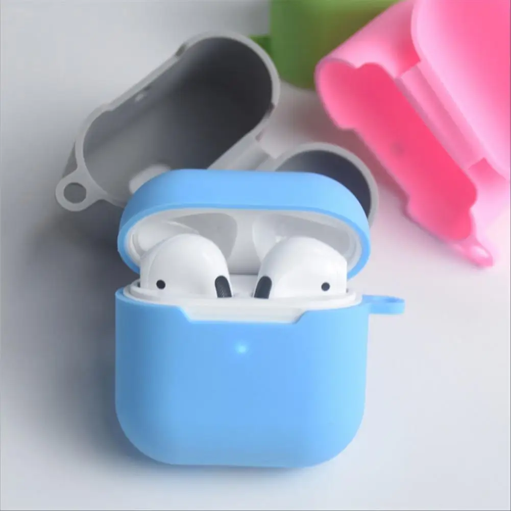 

Dustproof Soft Silicone Wireless Bluetooth Earphones Case Protective Cover for Airpods Pro 4 Earbud Case Cover