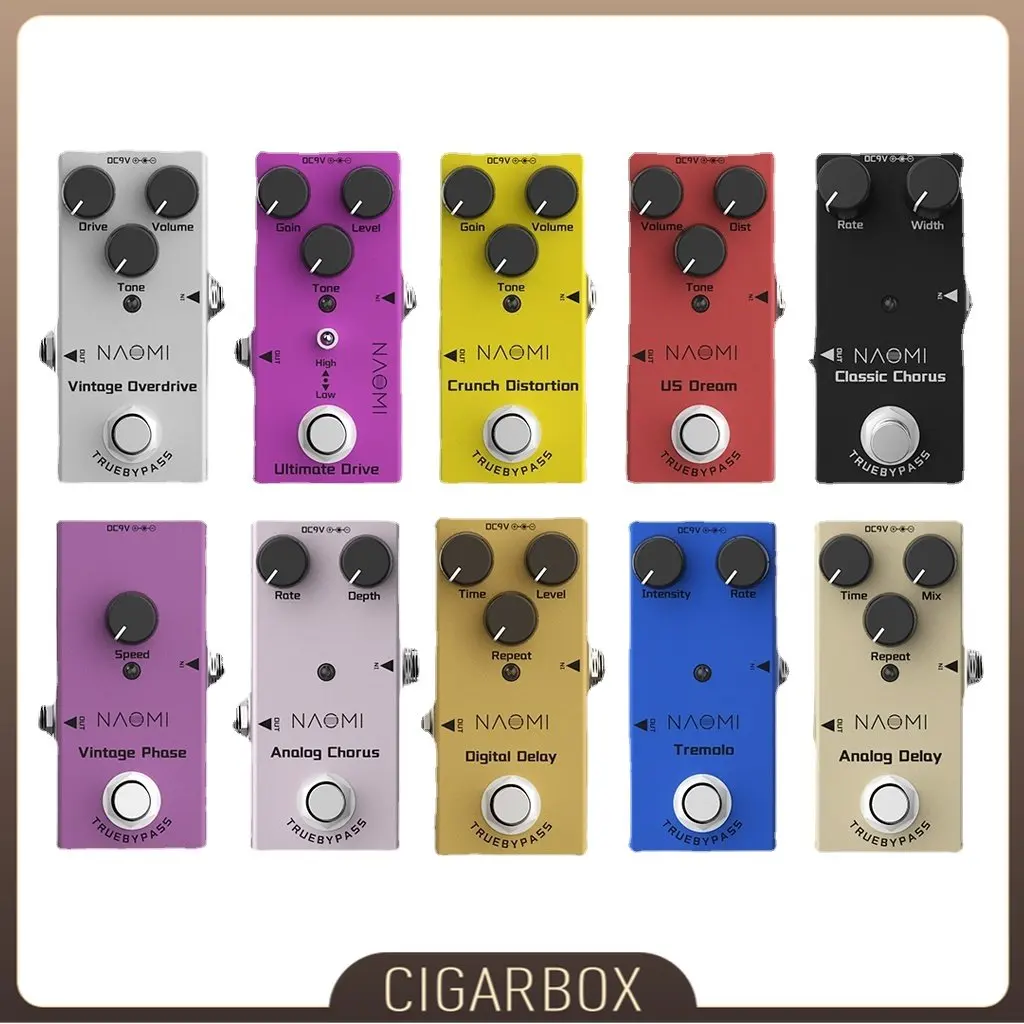 Mini Guitarra Effects Pedal Overdrive Dream Chorus Distortion Guitar